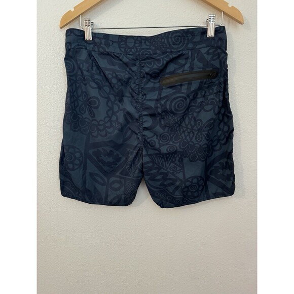 Outerknown Kelly Slater Board Shorts Mens 30 All Over Print Swim Trunks Blue EUC - Picture 3 of 7